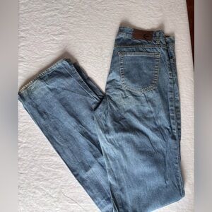 Women’s Vintage Just Cavalli Gold Flecked Wide Leg Jean Size 28